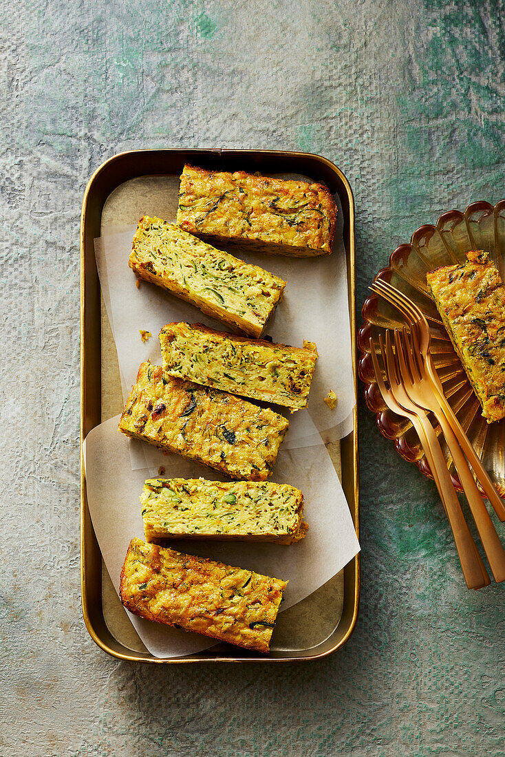 Persian zucchini kuku