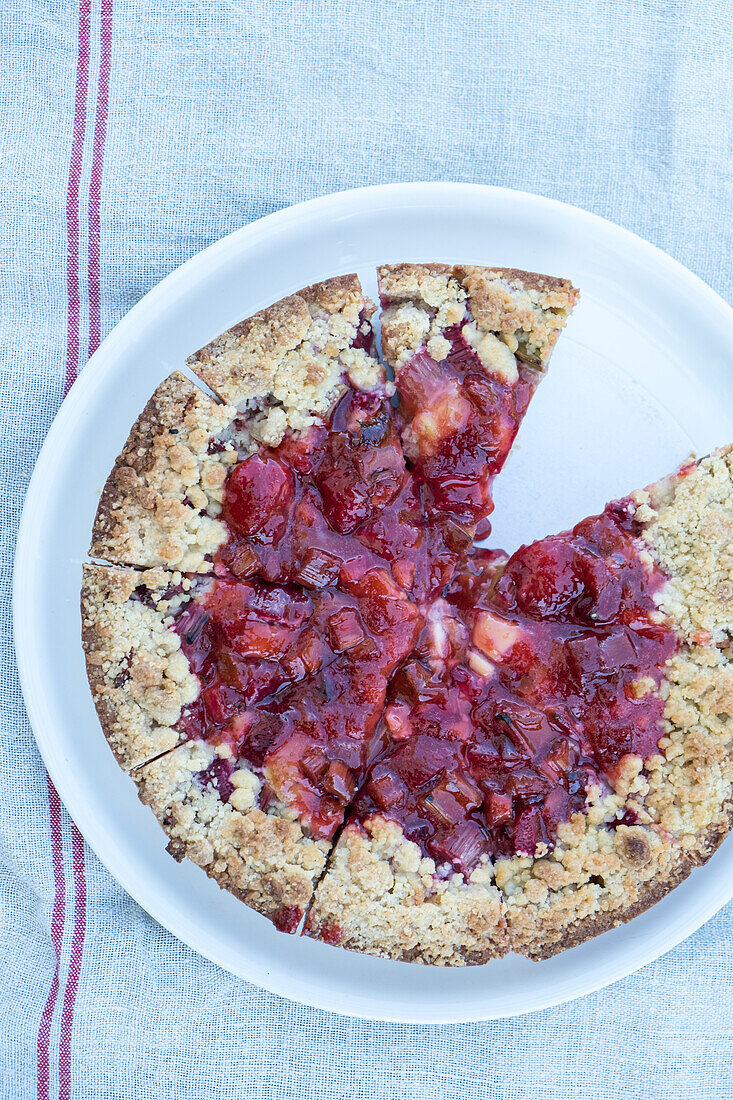 Fresh cherry cake