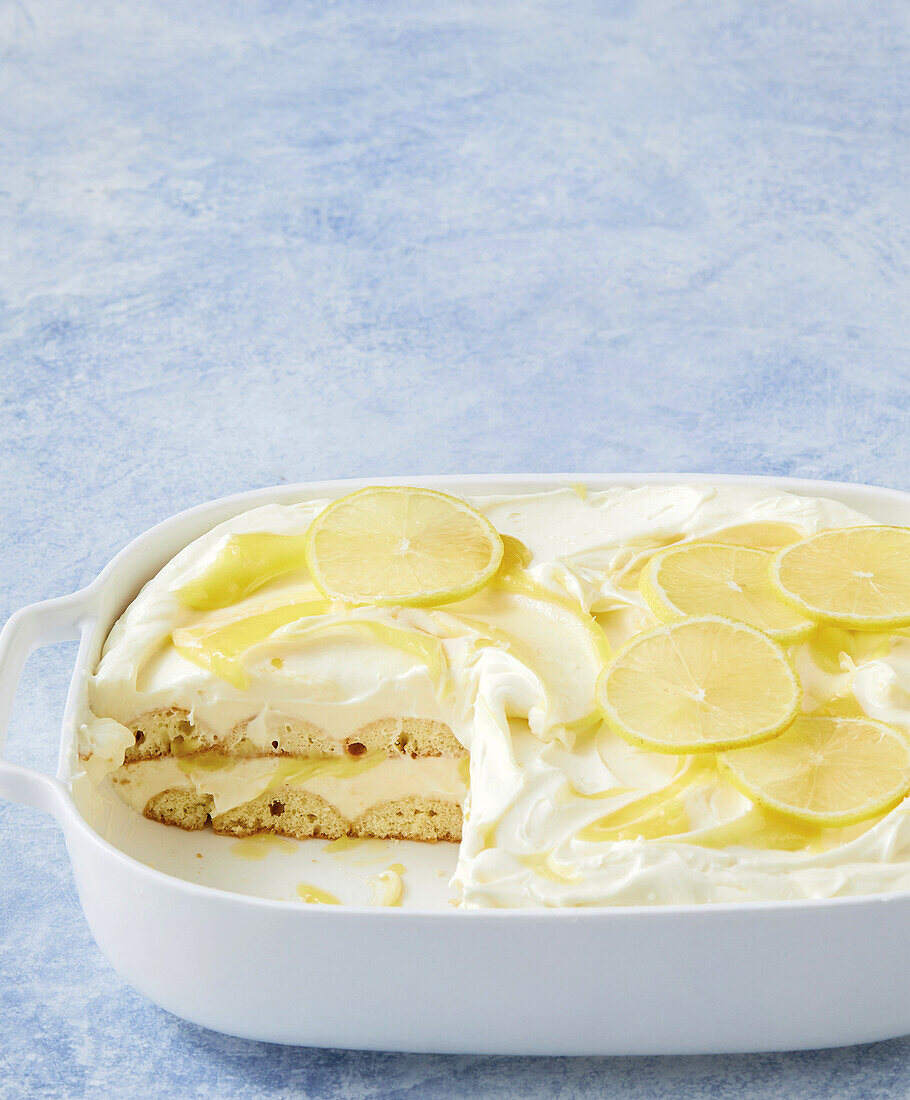 Lemon tiramisu