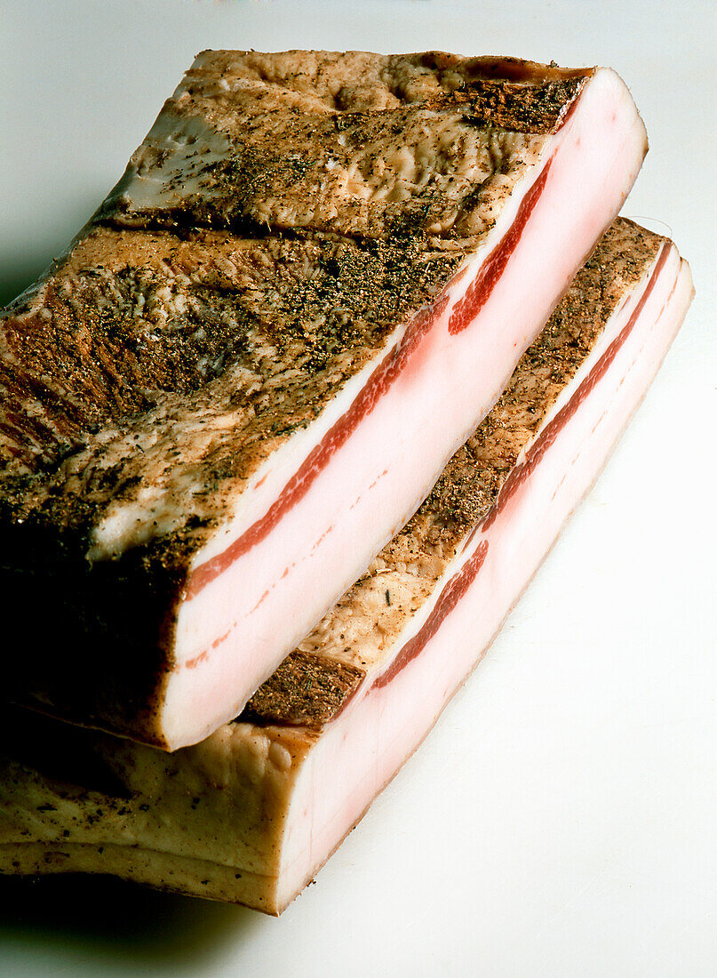 Lardo di Colonnata, bacon in one piece