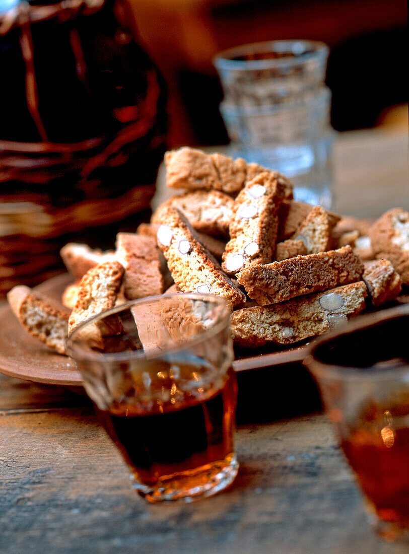 Cantuccini mit Vinsanto-Wein