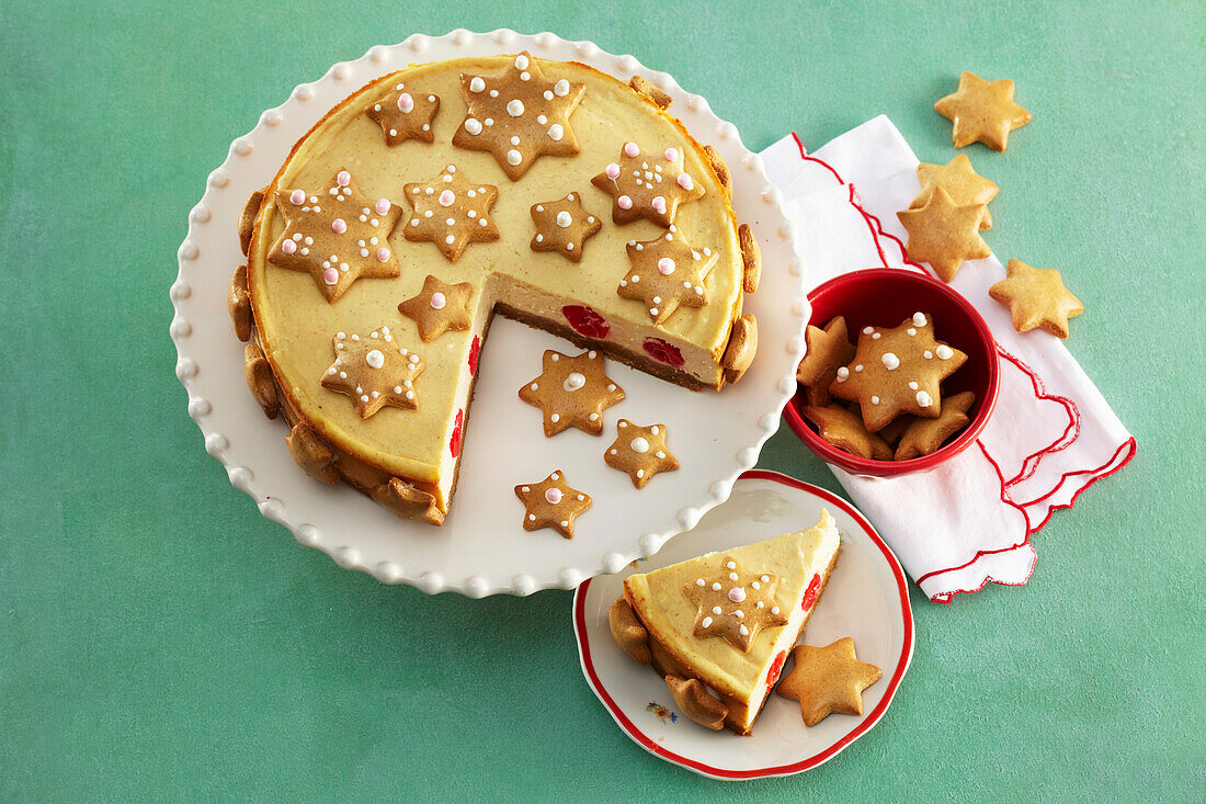 Gingerbread tart + steps