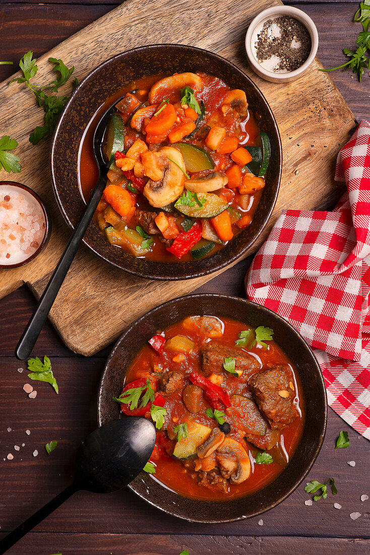 Beef stew with vegetables