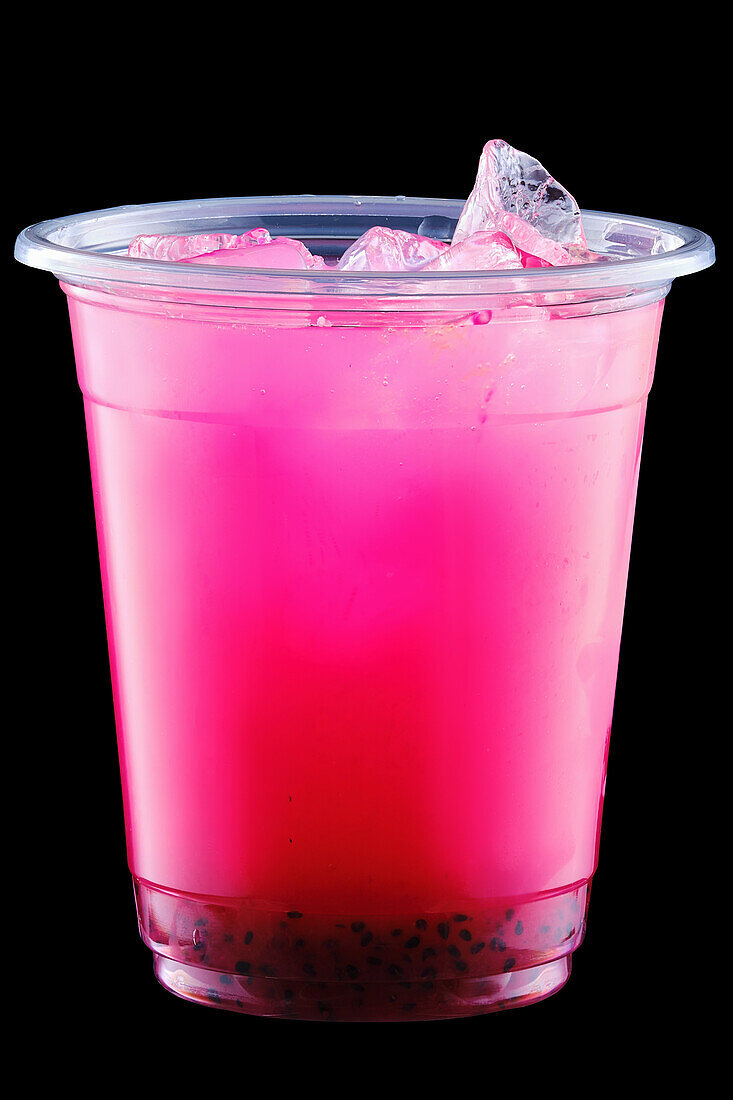 Lemonade with dragon fruit