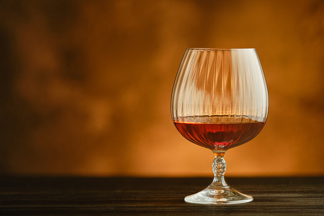 A glass of cognac