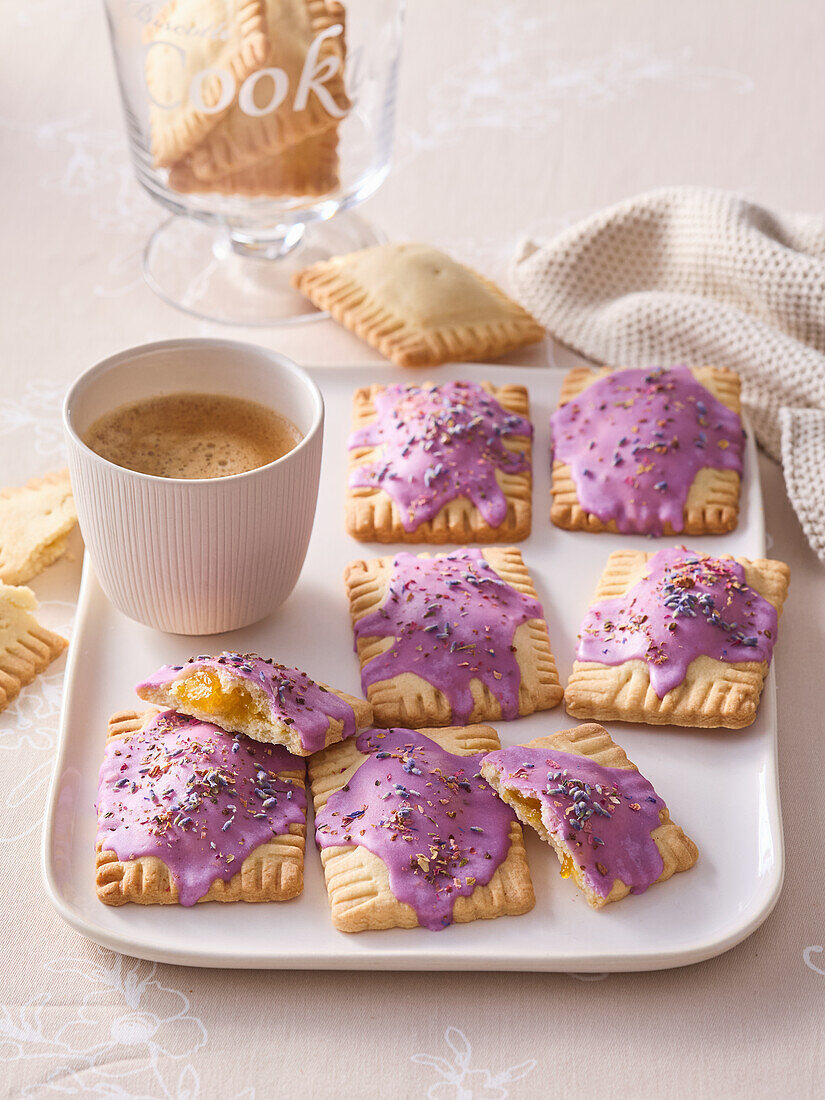 Blueberry and lemon shortcrust pastry