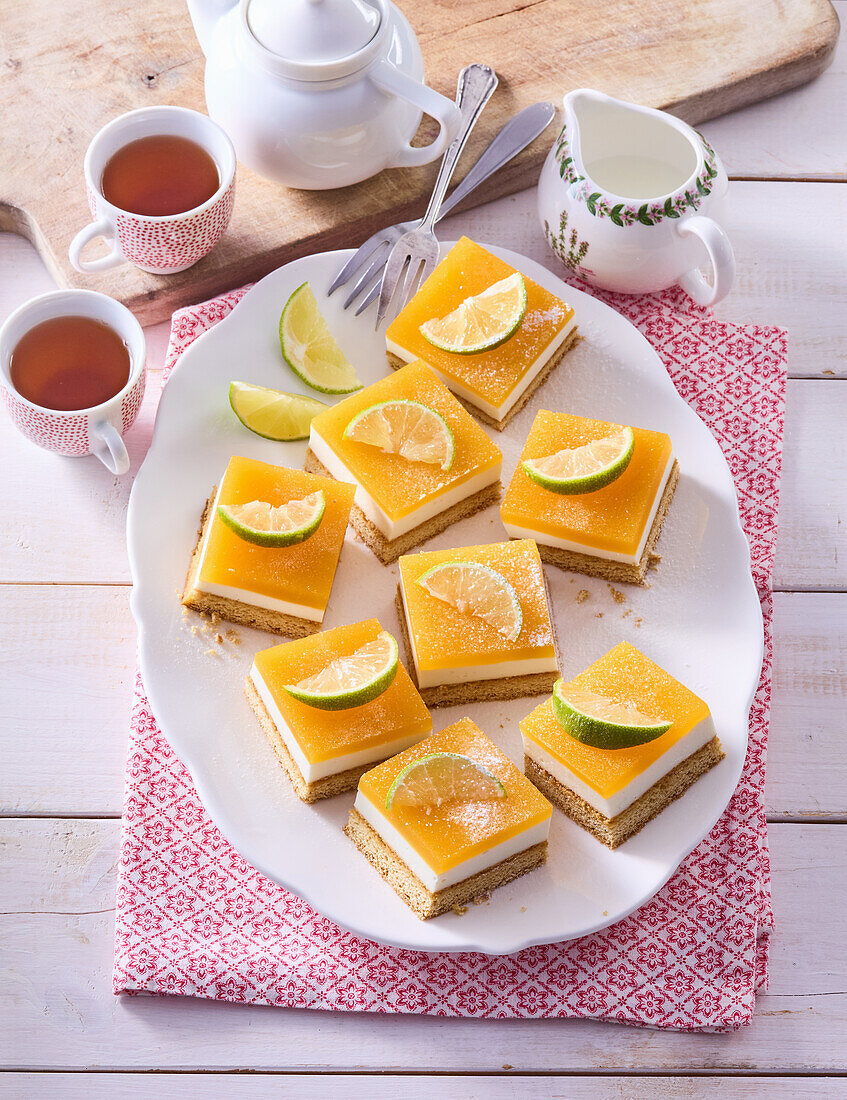 Ricotta-Limetten-Kuchen