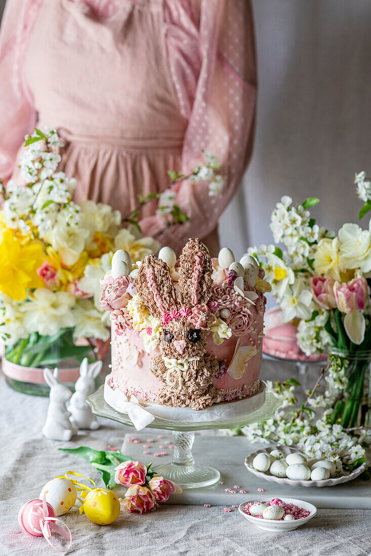 Buttercream cake for Easter