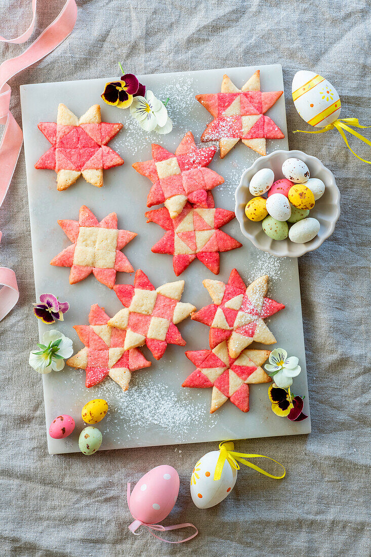 Quilt cookies for Easter