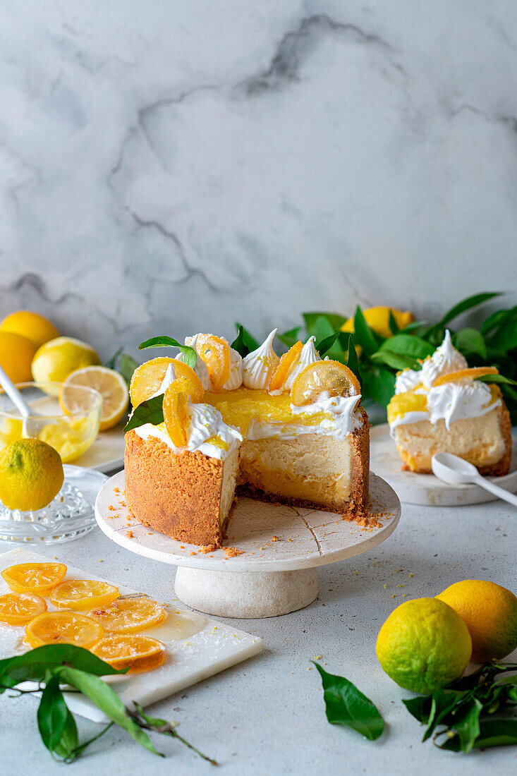 Lemon cheesecake