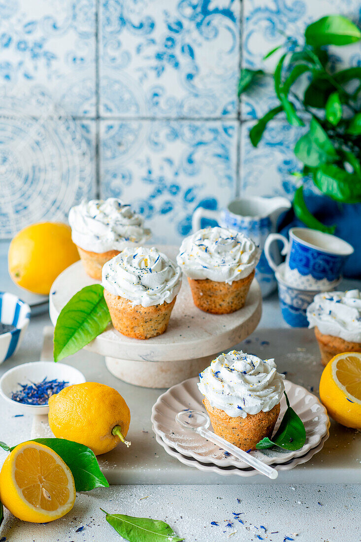 Lemon meringue cupcakes