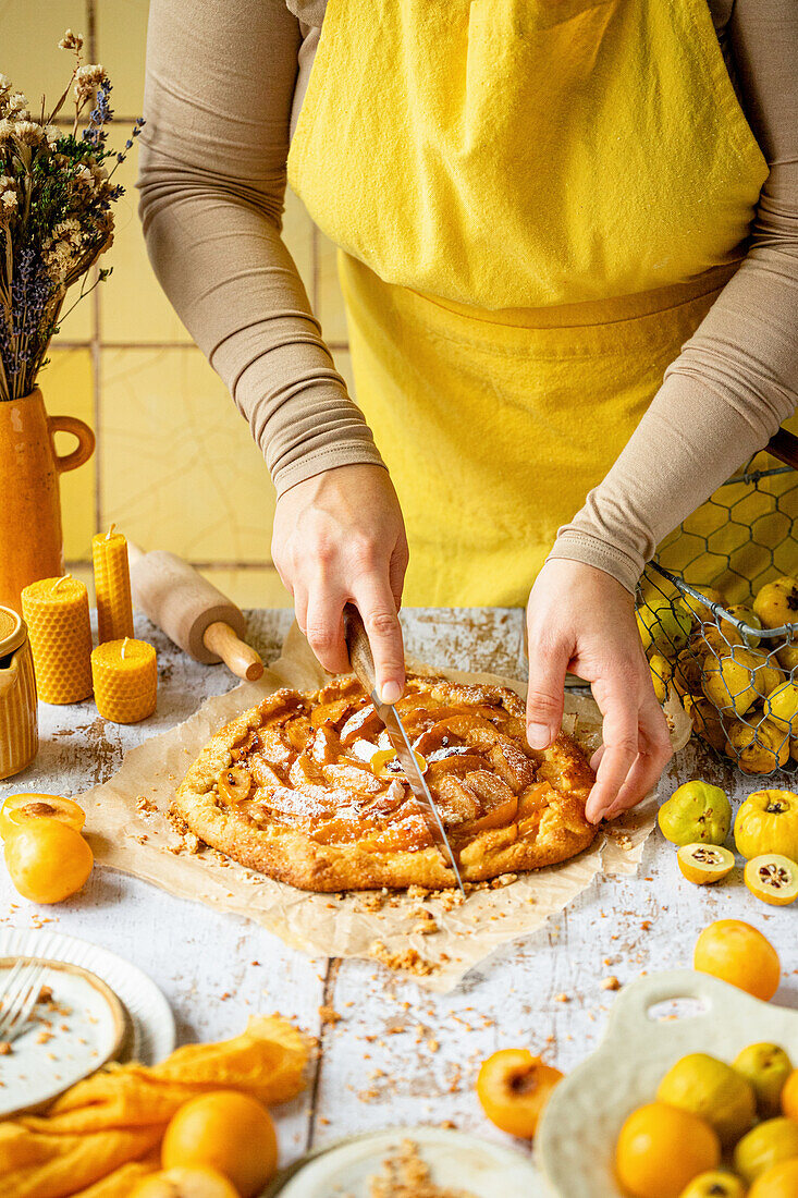 Quince tart