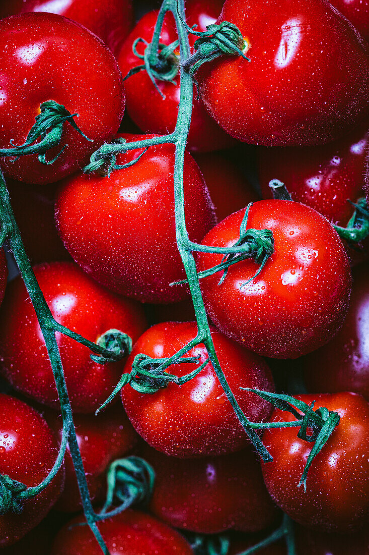 Kirschtomaten Nahaufnahme