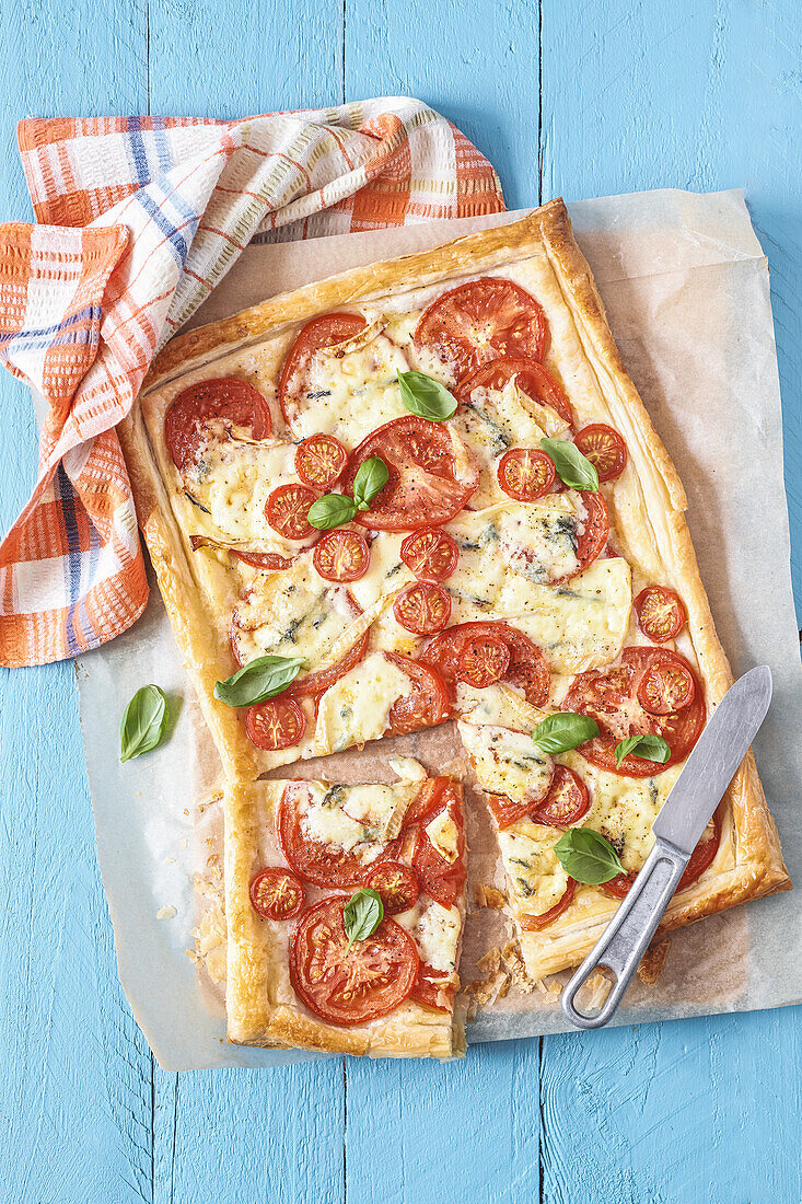 Tomaten-Cambozola-Tarte