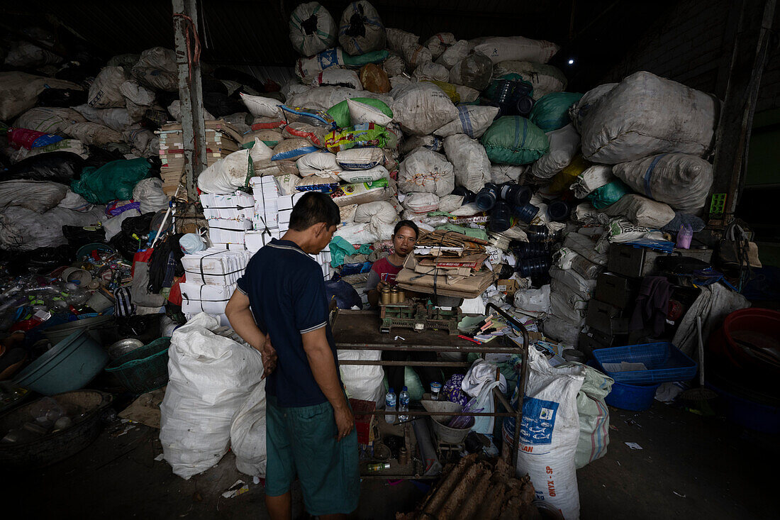 Recycling depot, Semarang, Indonesia