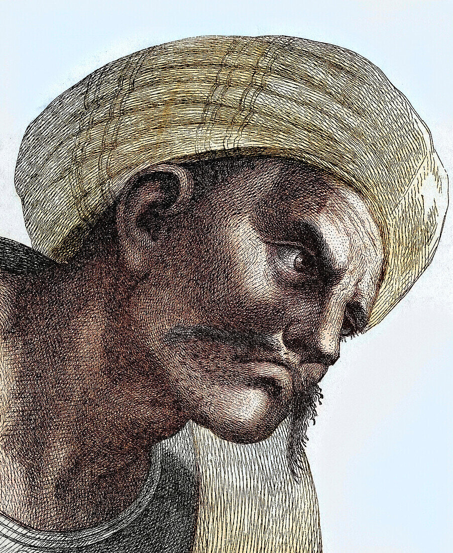 Averroes, Andalusian polymath, illustration