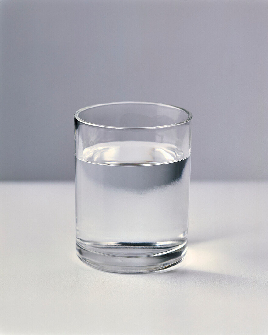 A glass of water