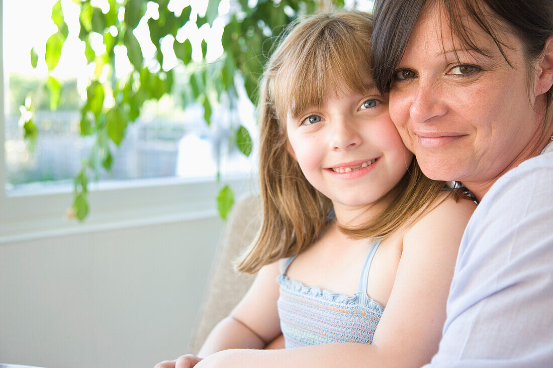 Portrait of Mother and Daughter