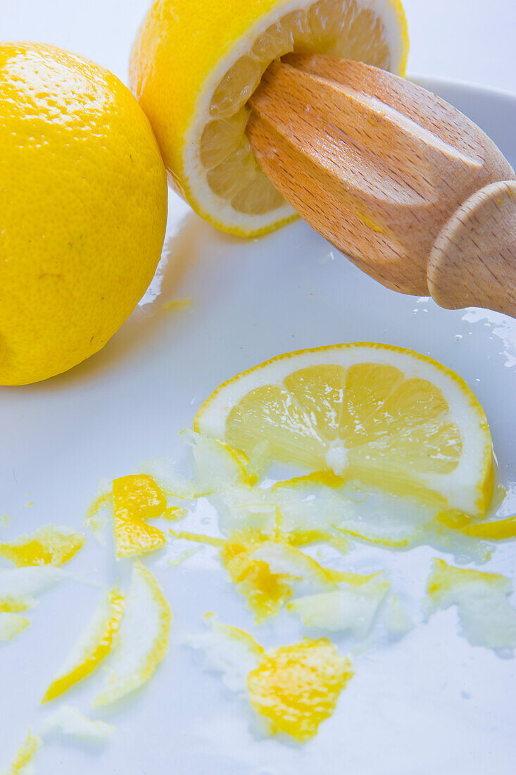 Juicer and Lemons - Close-up view