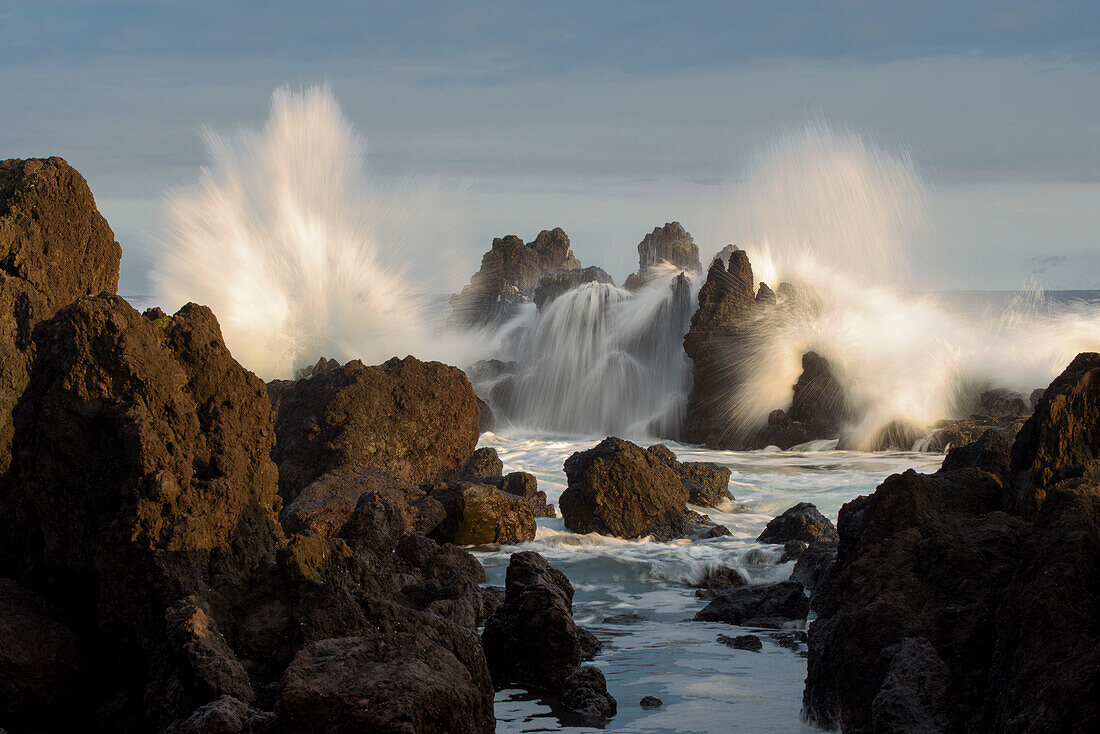 Laupahoehoe Beach Park, Insel Hawaii.