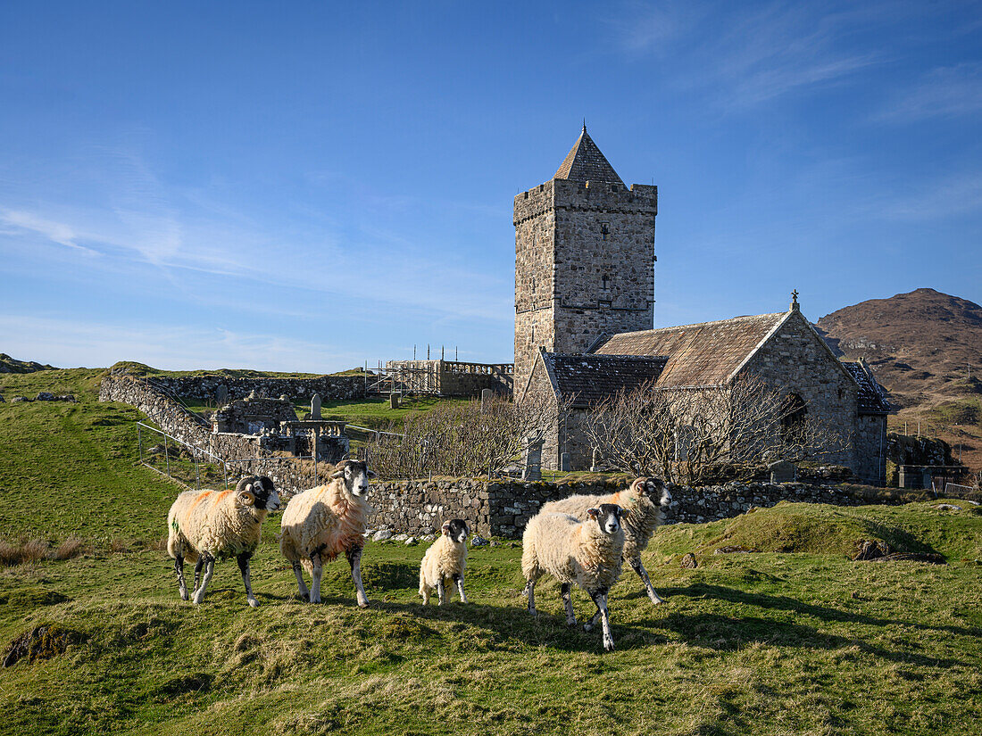 St. Clement's Church, South Harris, Isle of Lewis and Harris, Outer Hebrides, Scotland.