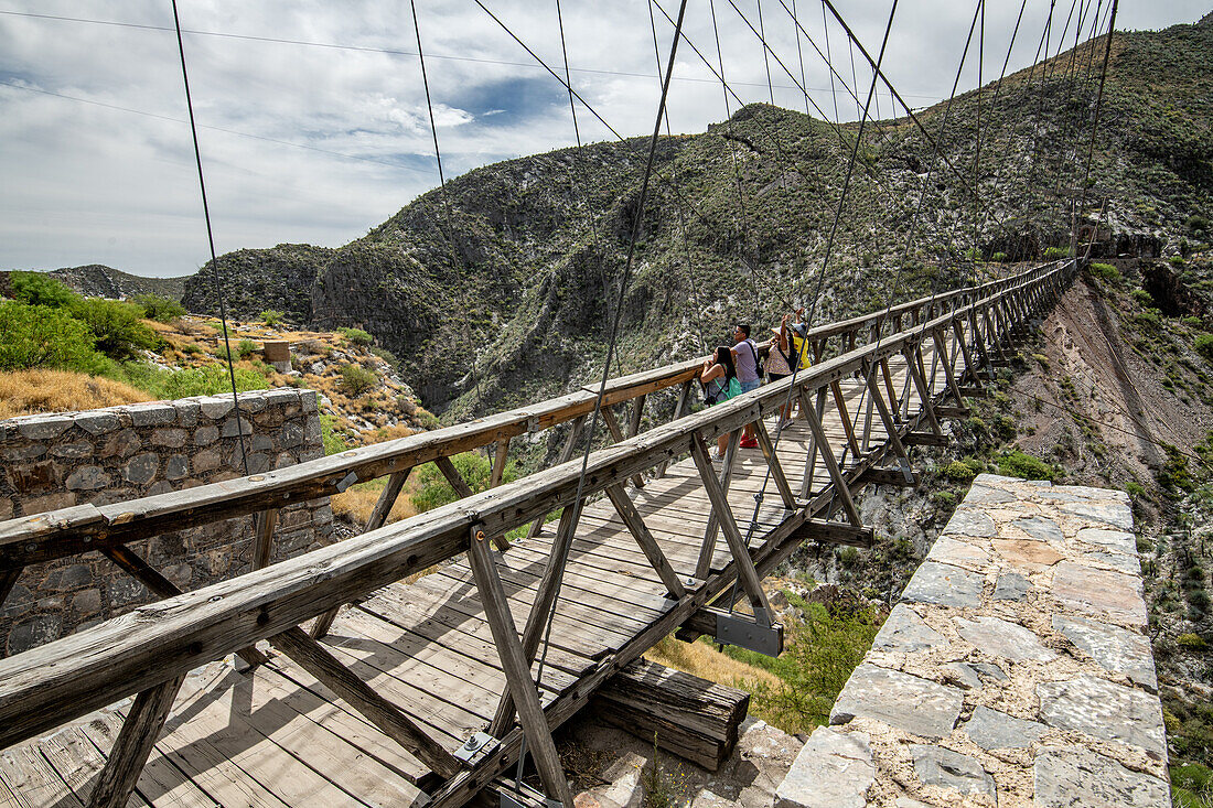 Puente de Ojuela , Historic gold mine and suspension bridge site in Durango , Mexico