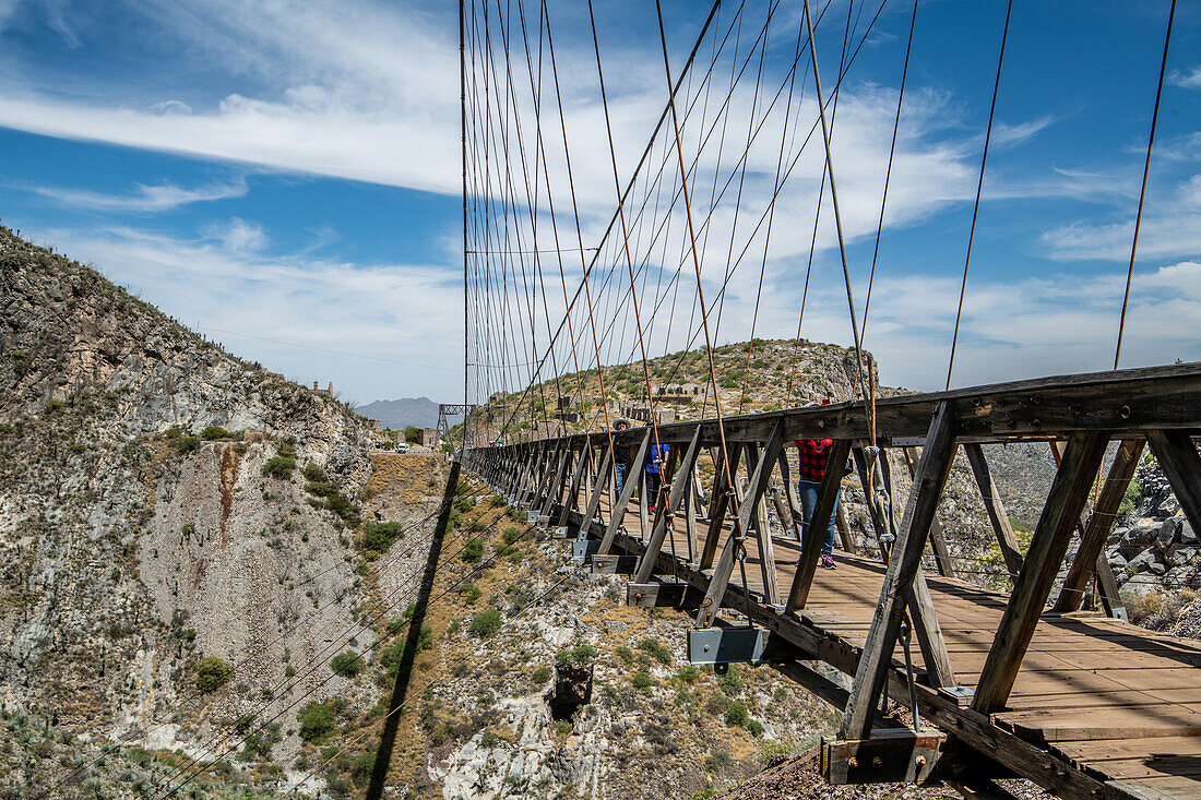 Puente de Ojuela , Historic gold mine and suspension bridge site in Durango , Mexico