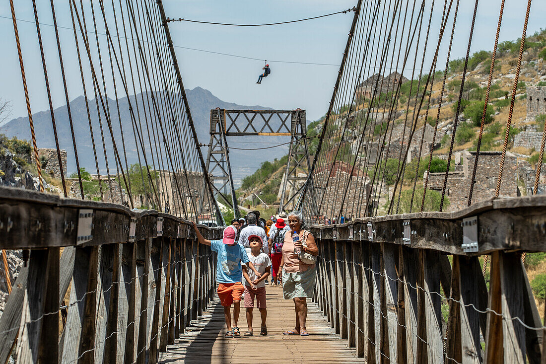 Puente de Ojuela , Historic gold mine and suspension bridge site in Durango , Mexico