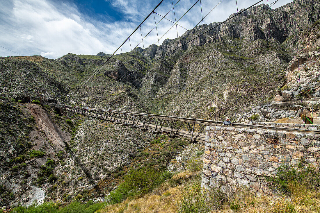 Puente de Ojuela , Historic gold mine and suspension bridge site in Durango , Mexico