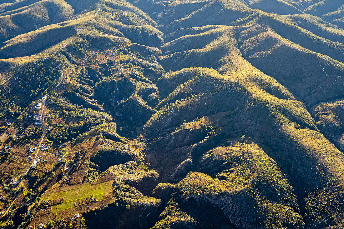 Himmelsansicht von Huehuetenango in Guatemala