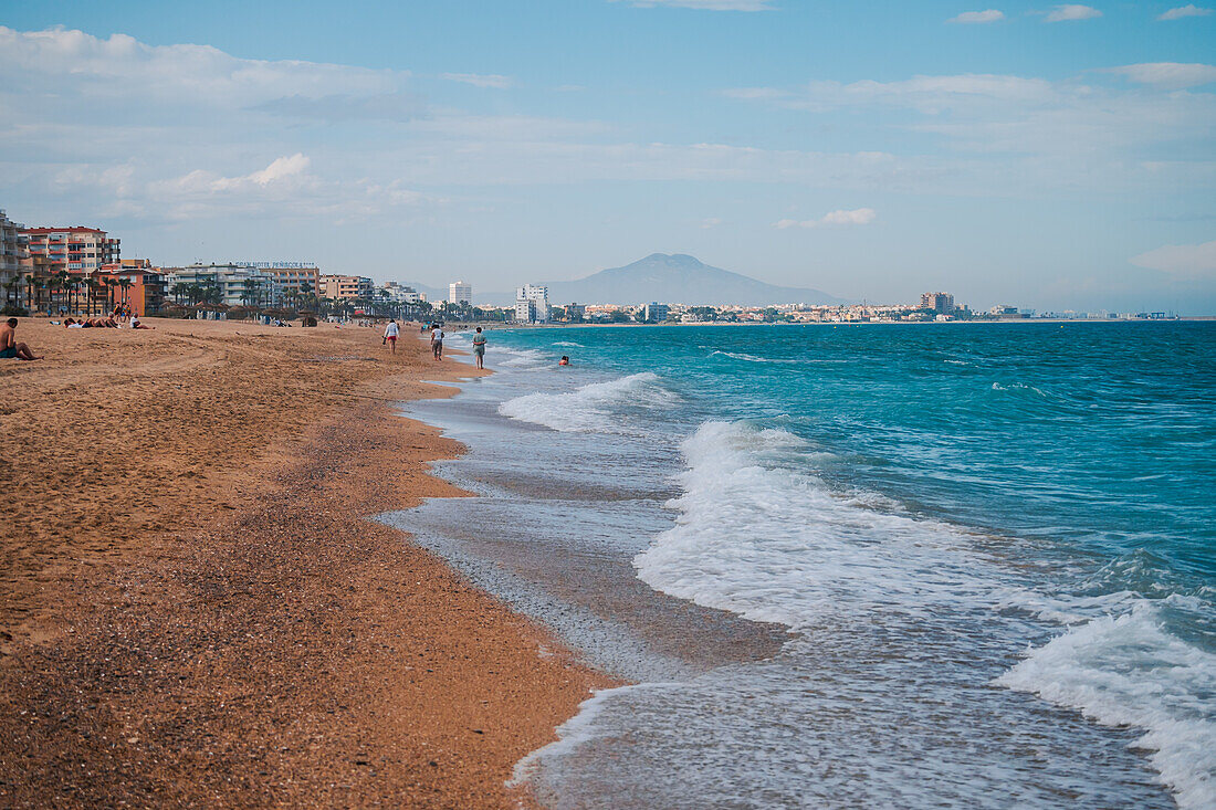 Peñiscola Beach, Castellon, Valencian Community, Spain