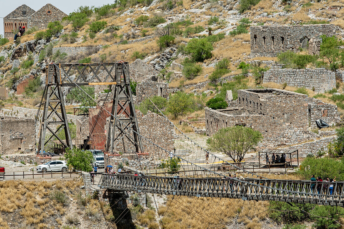 Puente de Ojuela , Historic gold mine and suspension bridge site in Durango , Mexico