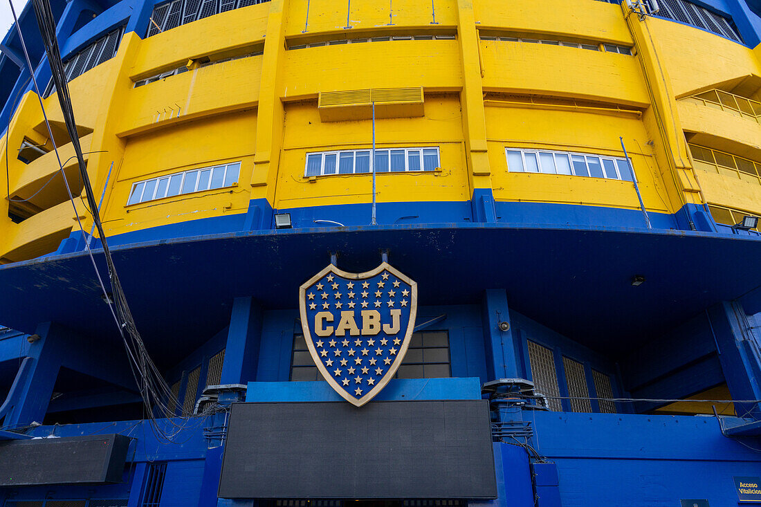 La Bombanera or Estadio Alberto J. Armando, home of the Boca Juniors football club. La Boca, Buenos Aires, Argentina.