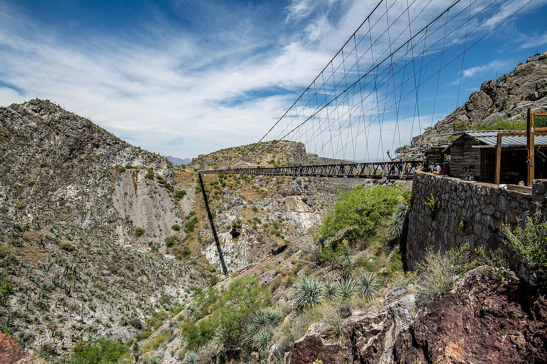 Puente de Ojuela , Historic gold mine and suspension bridge site in Durango , Mexico