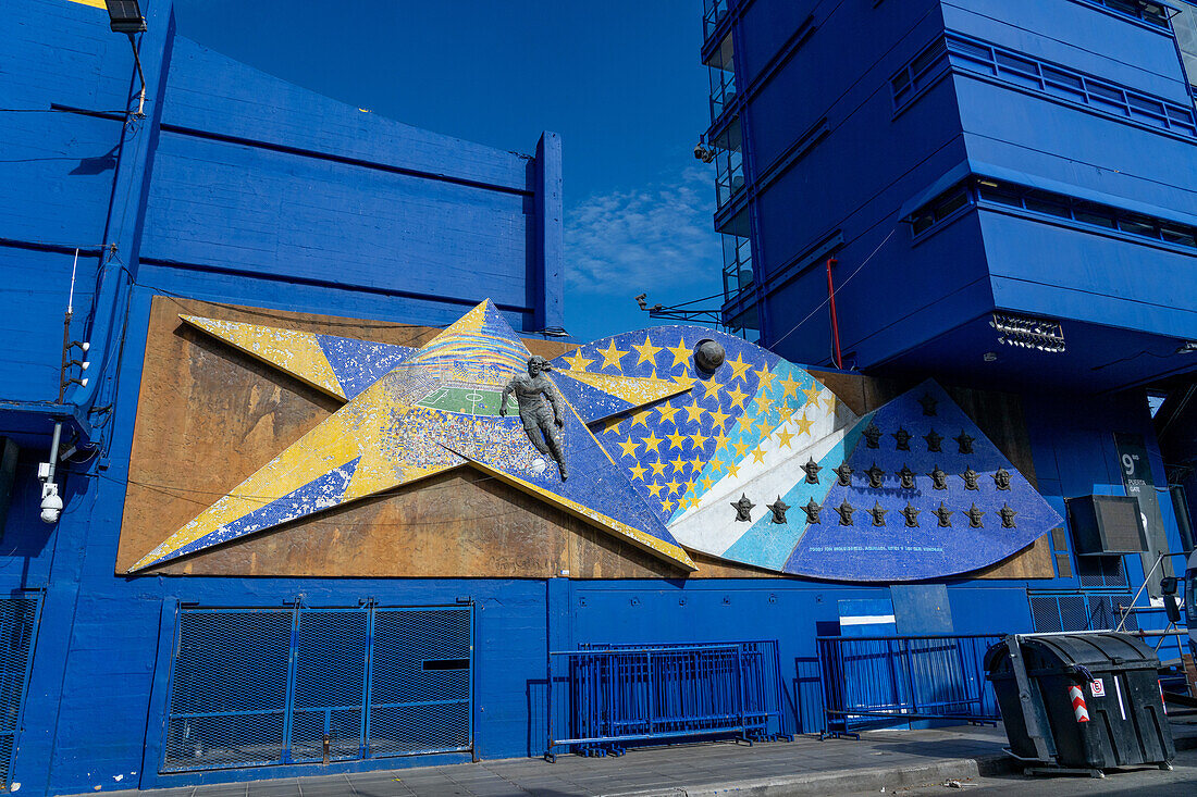 La Bombanera or Estadio Alberto J. Armando, home of the Boca Juniors football club. La Boca, Buenos Aires, Argentina.