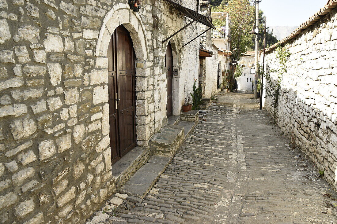 Altstadt, UNESCO-Weltkulturerbe, Berat, Albanien, Europa