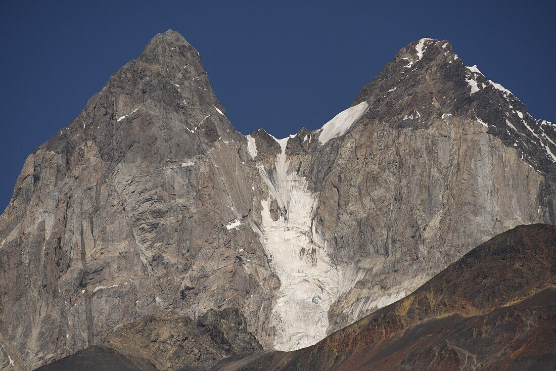 Berg Ushba, Swanetien, Kaukasus, Georgien, Zentralasien, Asien