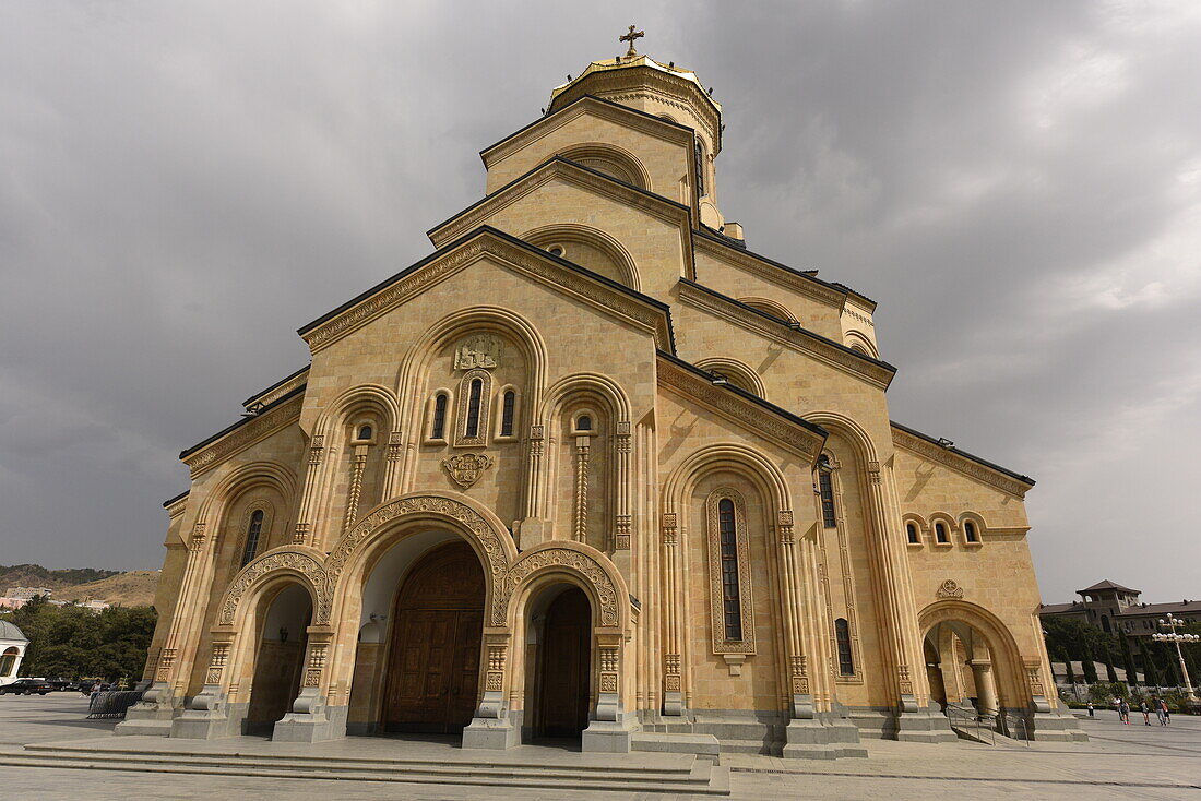 Holy Trinity Cathedral of Tbilisi, Georgia, Central Asia, Asia