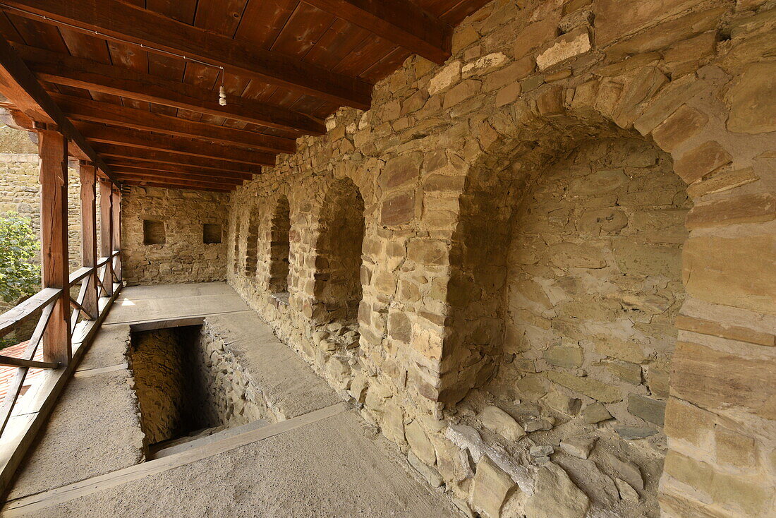 David Gareja, a rock-hewn Georgian Orthodox monastery complex located in the Kakheti region, Georgia, Central Asia, Asia