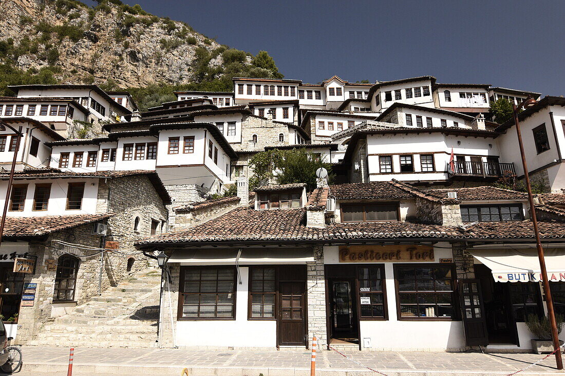 Altstadt, UNESCO-Weltkulturerbe, Berat, Albanien, Europa