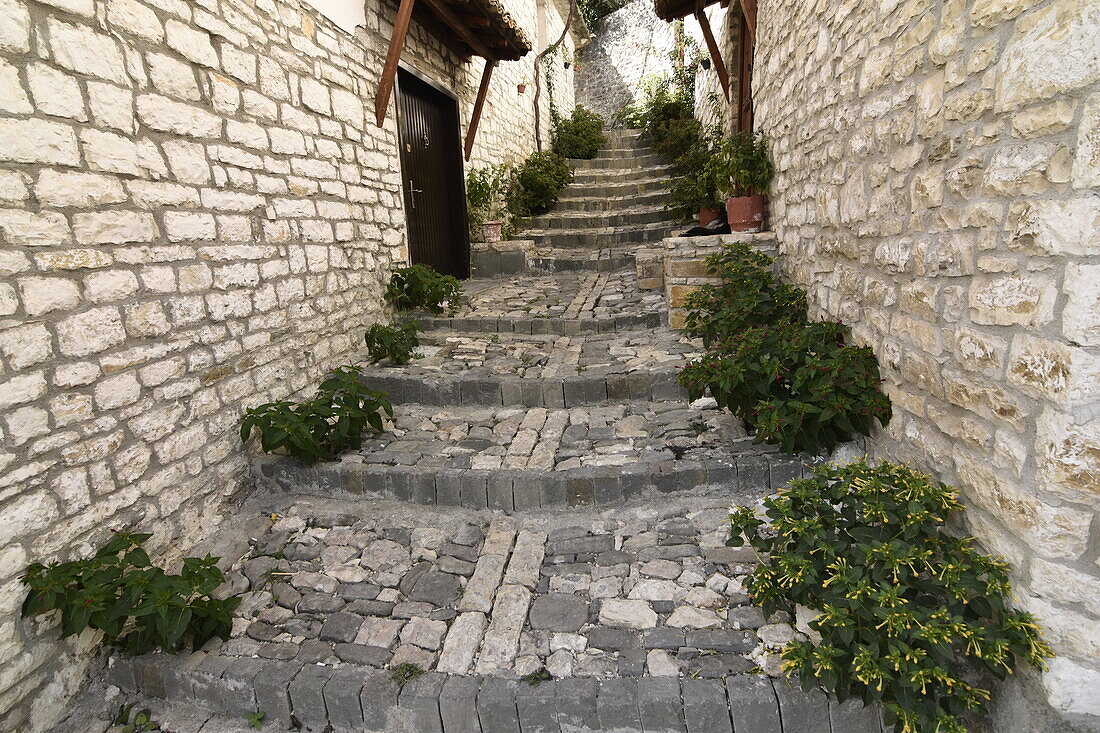 Altstadt, UNESCO-Weltkulturerbe, Berat, Albanien, Europa