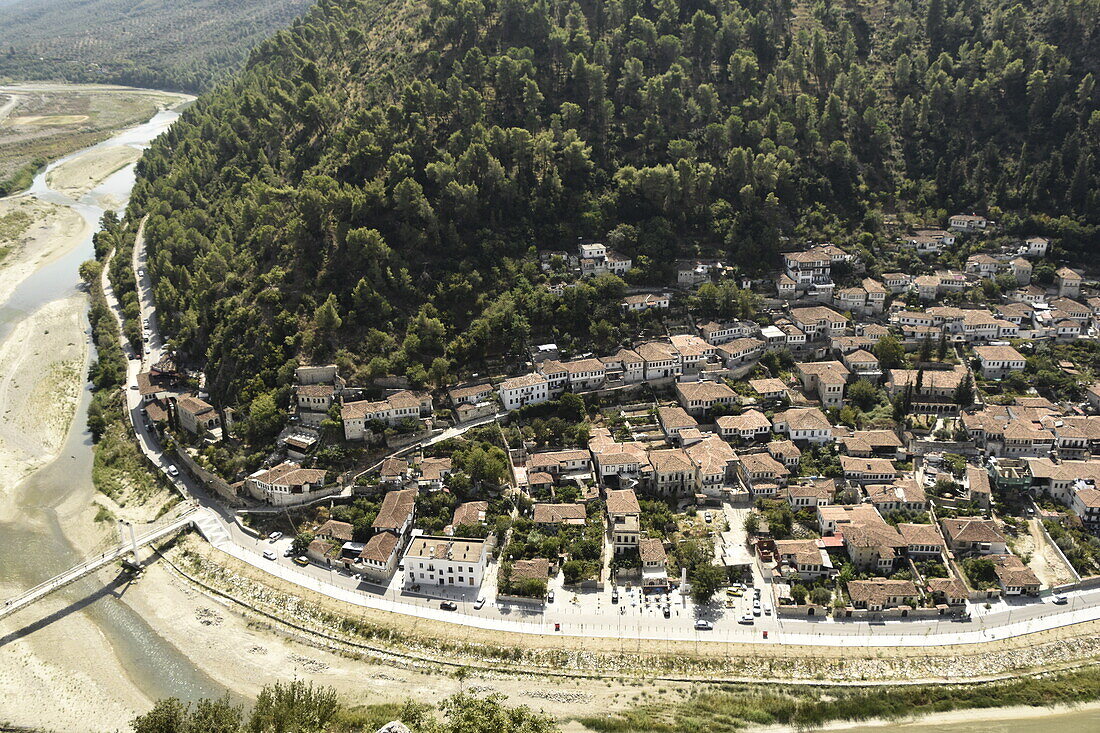 Altstadt, UNESCO-Weltkulturerbe, Berat, Albanien, Europa