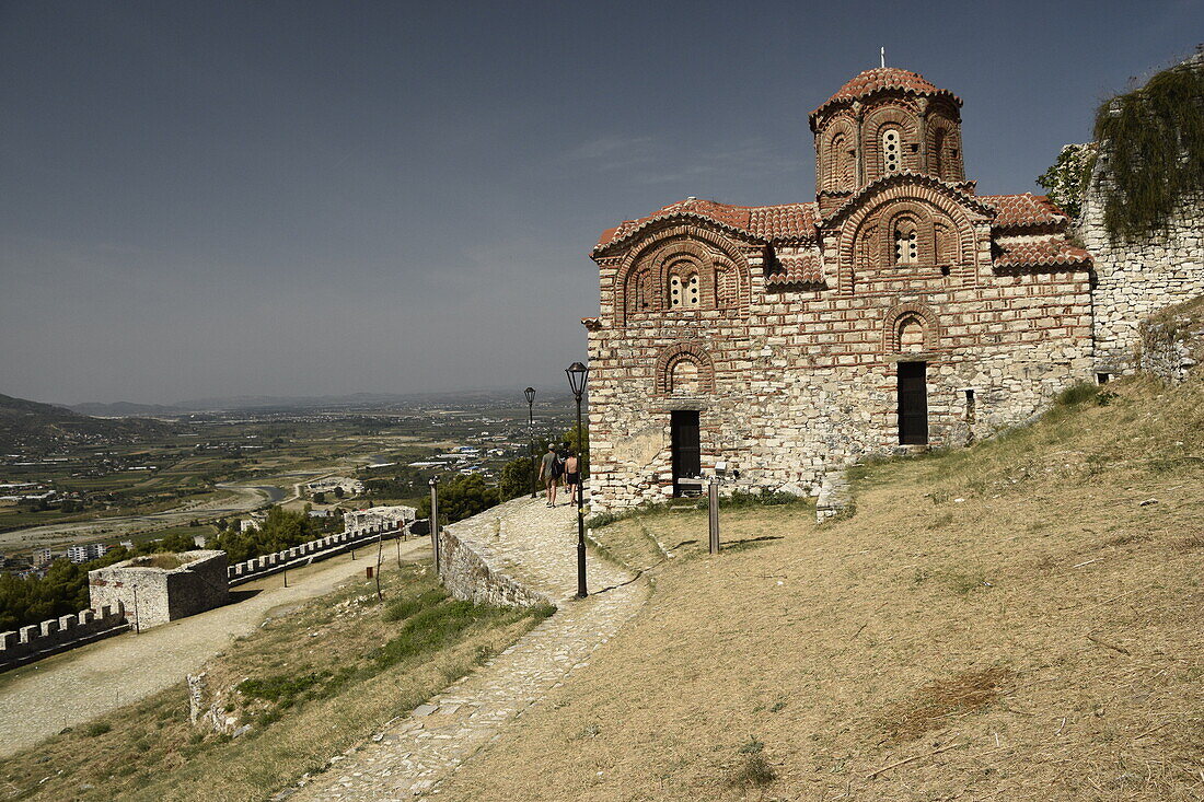 Schloss Berat, Dreifaltigkeitskirche, UNESCO-Welterbe, Berat, Albanien, Europa