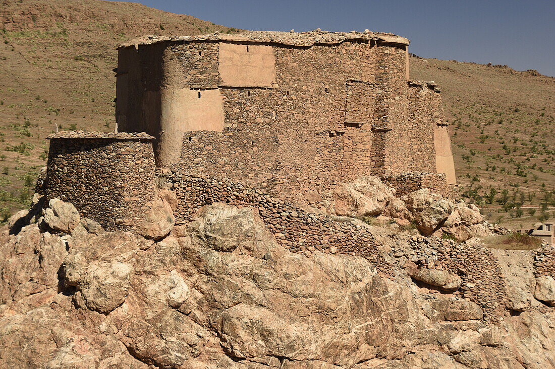 Agadir Amassine, the old collective fortified granary, Anti-Atlas, Morocco, North Africa, Africa