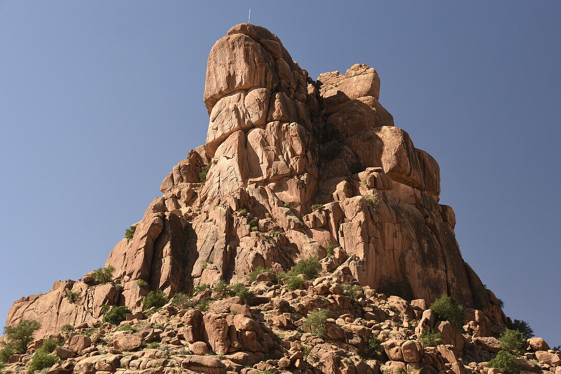 Der Hut Napoleons (Le Chapeau de Napoleon) in Tafraoute, Anti-Atlas, Marokko, Nordafrika, Afrika