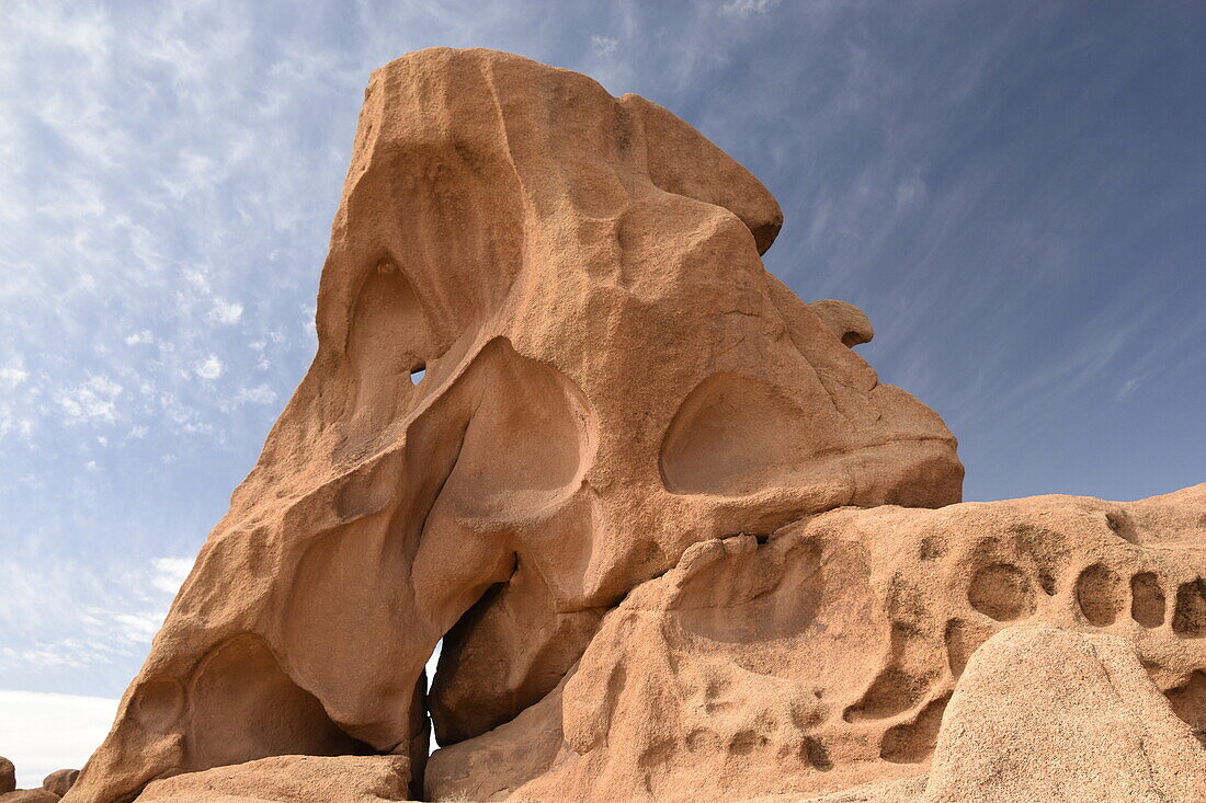 Malerische Felsformationen in Tafraoute, Anti-Atlas, Marokko, Nordafrika, Afrika