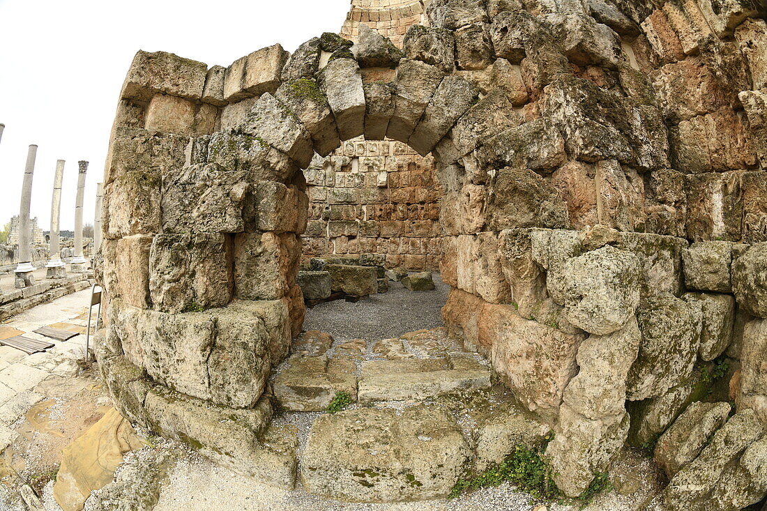 Ruinen der antiken Stadt Aspendos, Side, Antalya, Anatolien, Türkei, Kleinasien, Asien