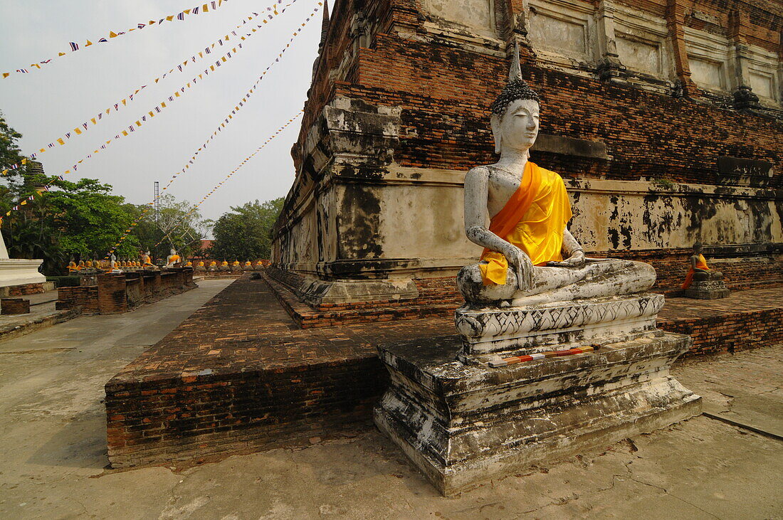 Wat Yai Chai Mongkhon, Ayutthaya, UNESCO-Weltkulturerbe, Thailand, Südostasien, Asien