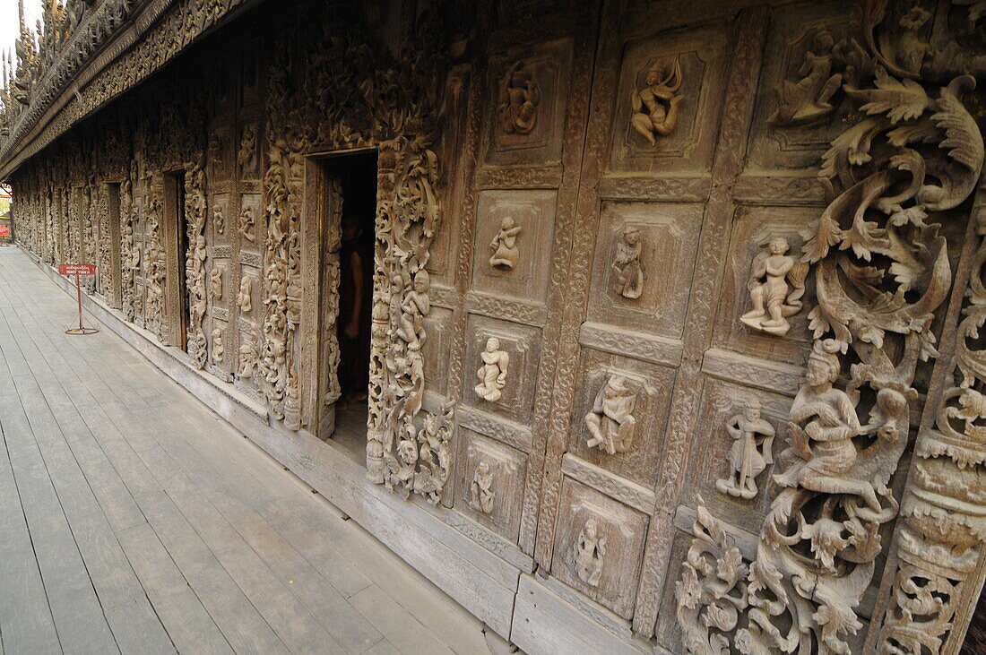 Buddhistischer Shwenandaw-Tempel, Mandalay, Myanmar, Asien