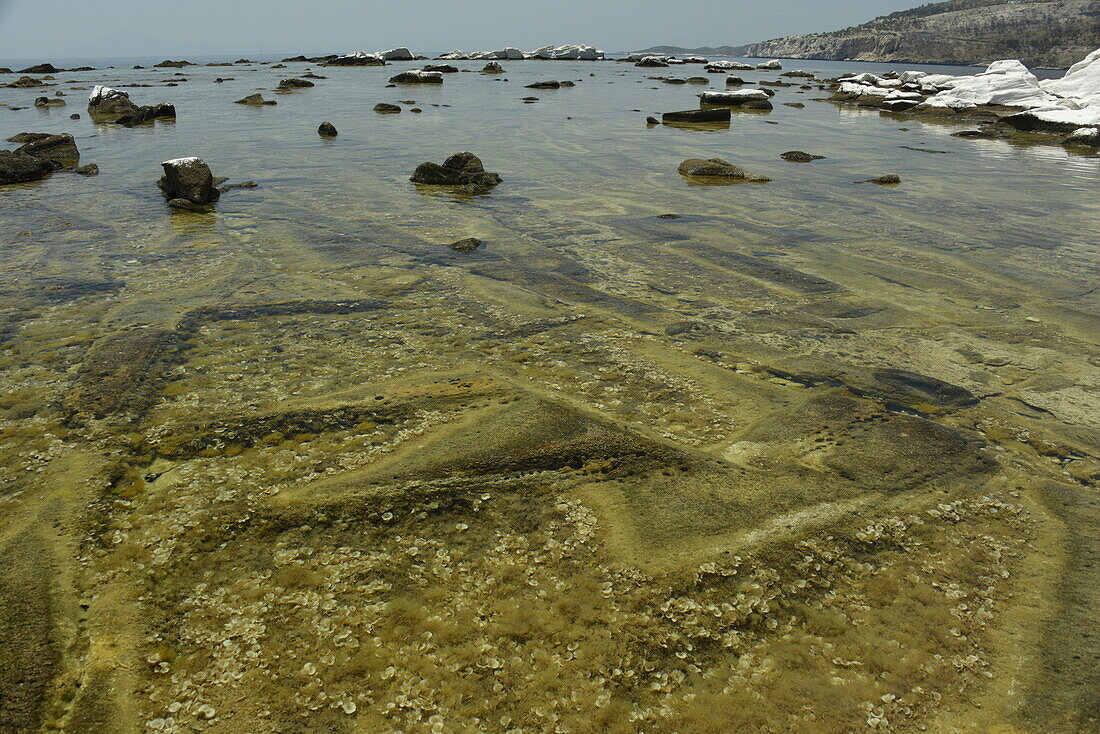 Antiker Steinbruch von Alyki, Thassos, Griechische Inseln, Griechenland, Europa